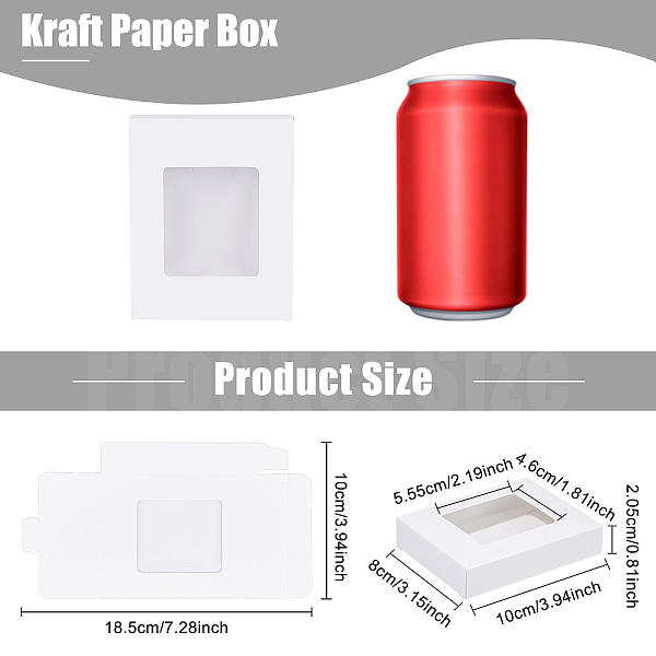 長方形の折り畳み式の創造的な厚紙箱