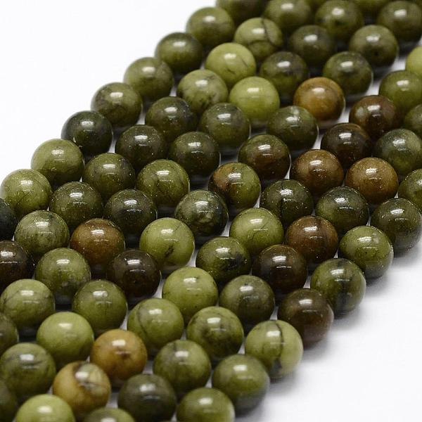 

PandaHall Natural Chinese Jade Beads Strands, TaiWan Jade, Round, 4mm, Hole: 1mm, about 90pcs/strand, 15.4 inch TaiWan Jade Round Green