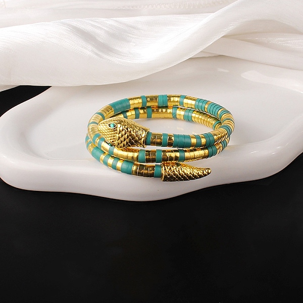 Snake Alloy Bangles… - image