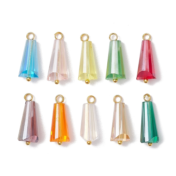 10Pcs Glass Pendants - image