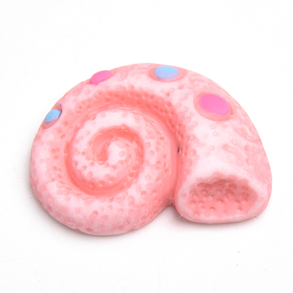 

PandaHall Resin Cabochons, Shell Shape, Pink, 21x28x8mm Resin Shell Shape Pink