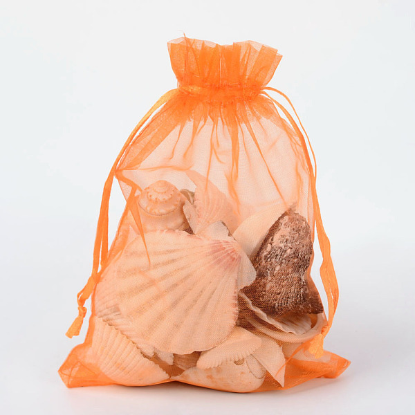 

PandaHall Organza Gift Bags with Drawstring, Jewelry Pouches, Wedding Party Christmas Favor Gift Bags, Orange Red, 20x15cm Organza Rectangle...