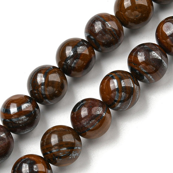 

PandaHall Natural Yellow Tiger Iron Beads Strands, Round, 10~11mm, Hole: 1.2mm, about 36pcs/strand, 14.88~14.96 inch(37.8~38cm) Tiger Iron...