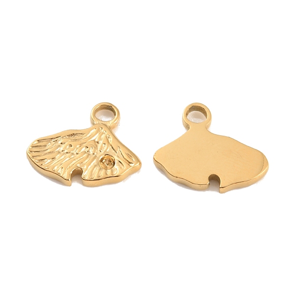 

PandaHall Ion Plating(IP) 304 Stainless Steel Pendant Rhinestone Settings, Leaf, Real 18K Gold Plated, Fit for 1.8mm Rhinestone, 13x14x2mm...
