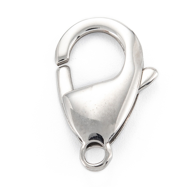 

PandaHall 304 Stainless Steel Lobster Claw Clasps, Parrot Trigger Clasps, Stainless Steel Color, 21x13x4mm, Hole: 2.2mm 304 Stainless Steel...