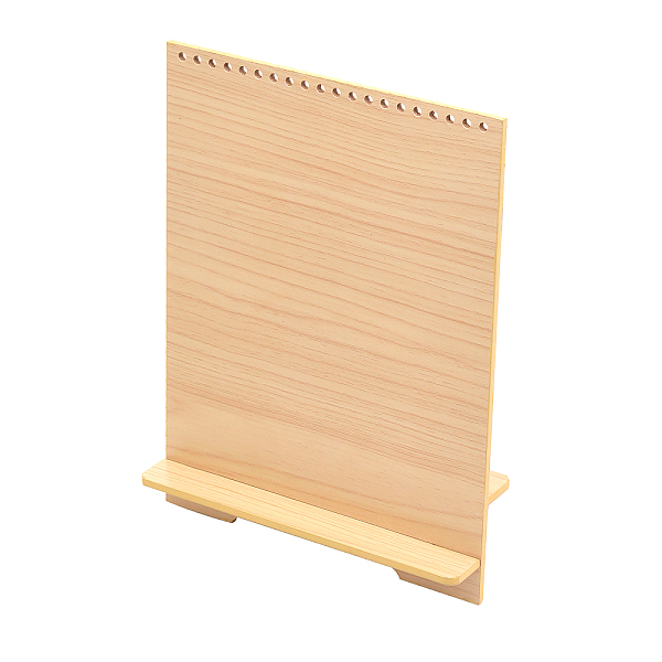 

PandaHall CHGCRAFT Wooden Calendar Display Holder Stand Brochure Holder Desk Decoration for Office Home, Blanched Almond 4x7x8.7 Inch Wood...