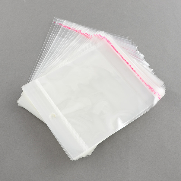 

PandaHall OPP Cellophane Bags, Rectangle, Clear, Clear, 14x11cm, Unilateral Thickness: 0.035mm, Inner Measure: 9x11cm OPP Cellophane Clear
