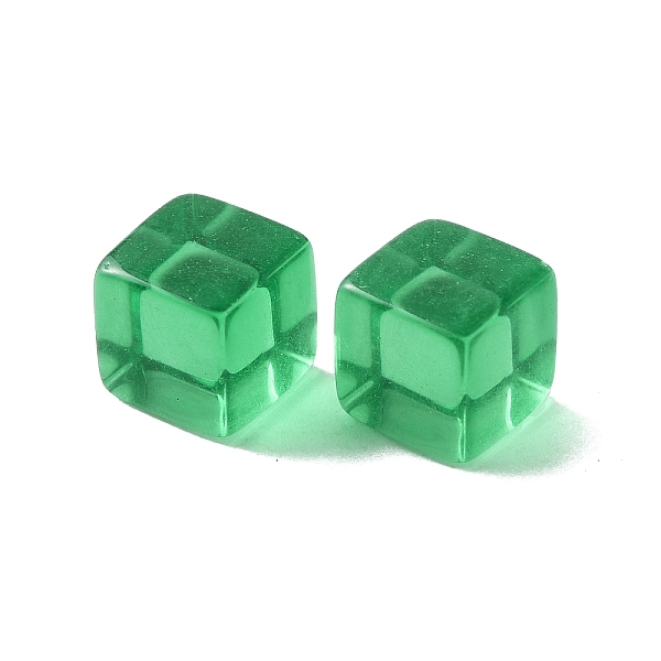 

PandaHall Transparent Acrylic Beads, Cube, No Hole, Lime Green, 7.5x7.5x7.5mm Acrylic Cube