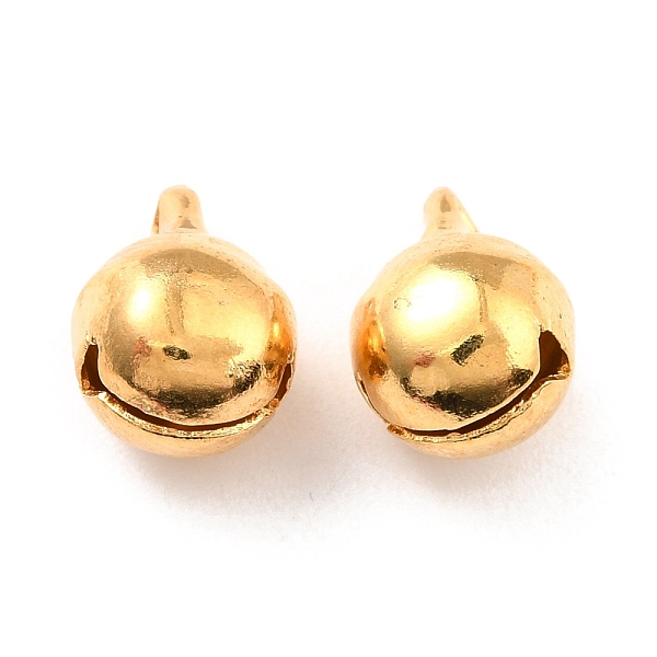 

PandaHall 304 Stainless Steel Bell Charms, Real 18K Gold Plated, 11x8x8mm, Hole: 1.8mm 304 Stainless Steel Bell