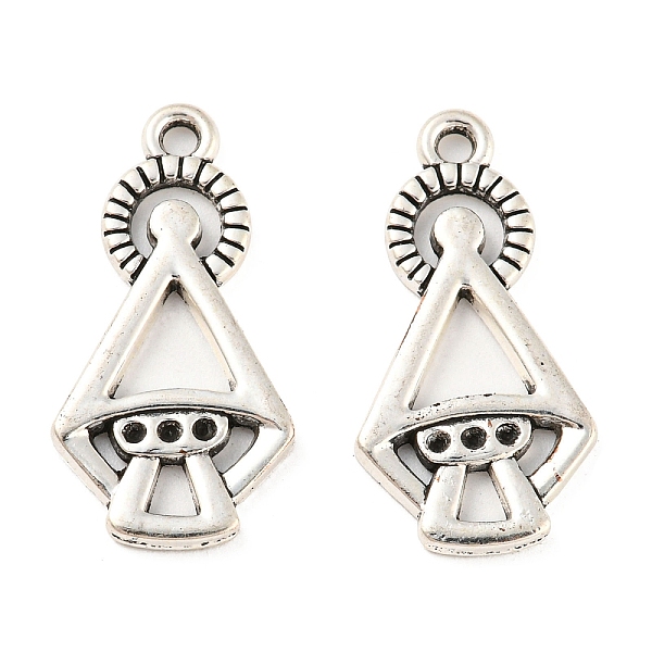 

PandaHall Tibetan Style Alloy Pendant Rhinestone Settings, Cadmium Free & Lead Free, Triangle, Antique Silver, Fit for 1mm Rhinestone...