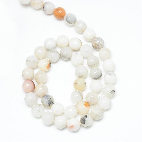 

PandaHall Natural Agate Bead Strands, Faceted, Round, 6mm, Hole: 1mm, about 65pcs/strand, 15.7 inch Natural Agate Round