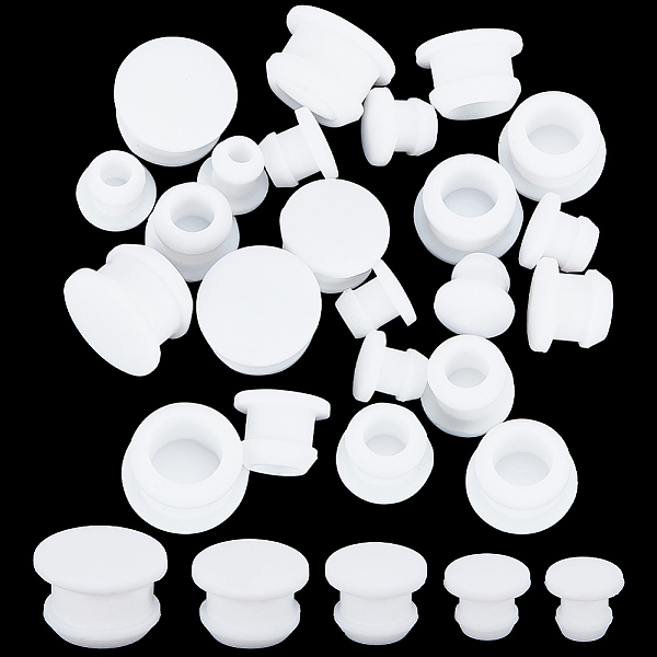 30 bouchon d'étanchéité en silicone pour bouteille de 5 styles