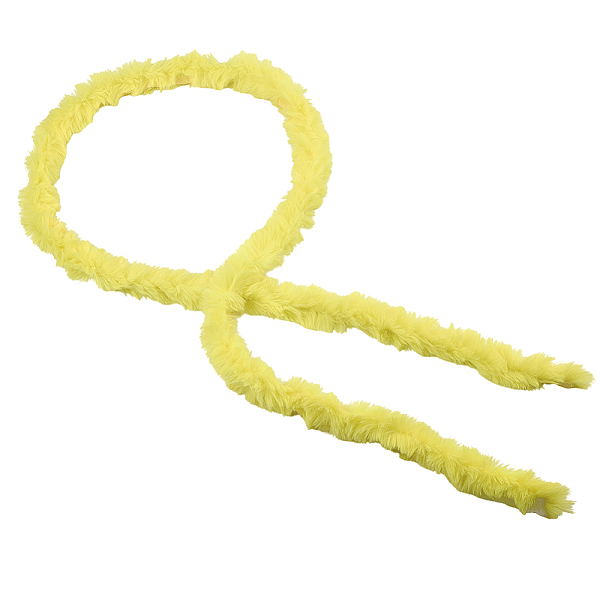 Rouleau de tissu chenille en fausse fourrure pour décoration d'arbre de Noël ou pour fabrication de couronnes et d'arcs