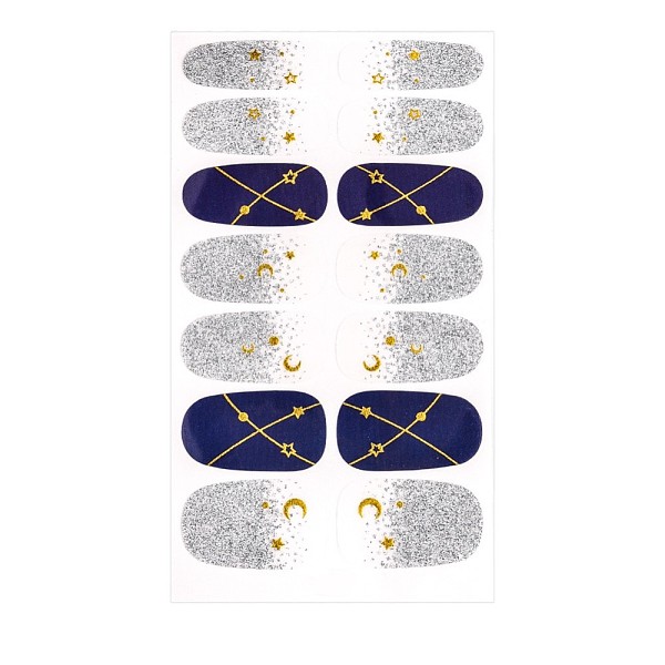 

PandaHall Full Wrap Gradient Nail Polish Stickers, Self-adhesive, for Fingernails Toenails Nail Tips Decoration, Colorful, 10x5.5cm Paper...
