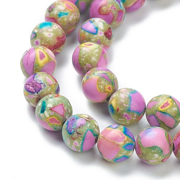 Natural Howlite Beads Strands