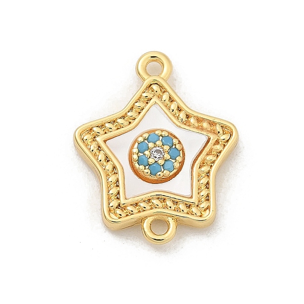 Brass Micro Pave Cl… - image