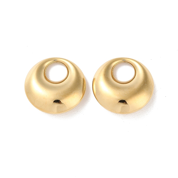 

PandaHall 304 Stainless Steel Pendants, Round Ring Charm, Real 14K Gold Plated, 20x6.5mm, Inner Diameter: 7mm 304 Stainless Steel Ring