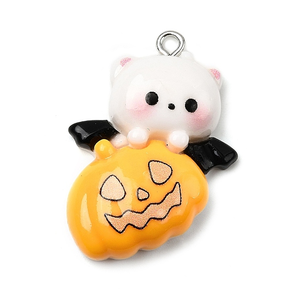 Halloween Opaque Resin Pendants