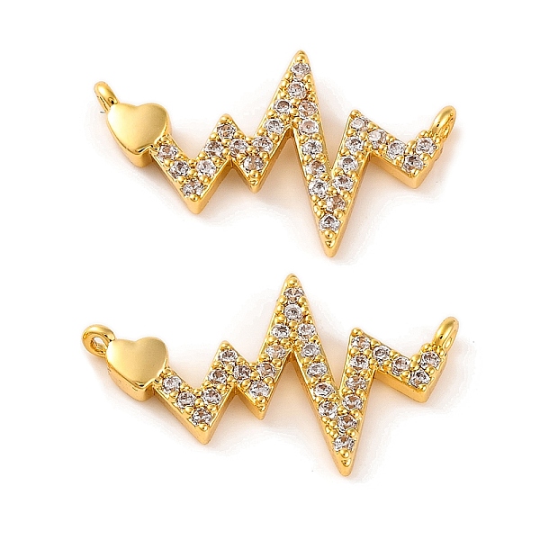 Brass Micro Pave Cl… - image
