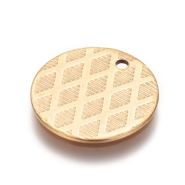 

PandaHall Stainless Steel Pendants, Flat Round, Mixed Color, 15x1mm, Hole: 1.4mm Stainless Steel Flat Round