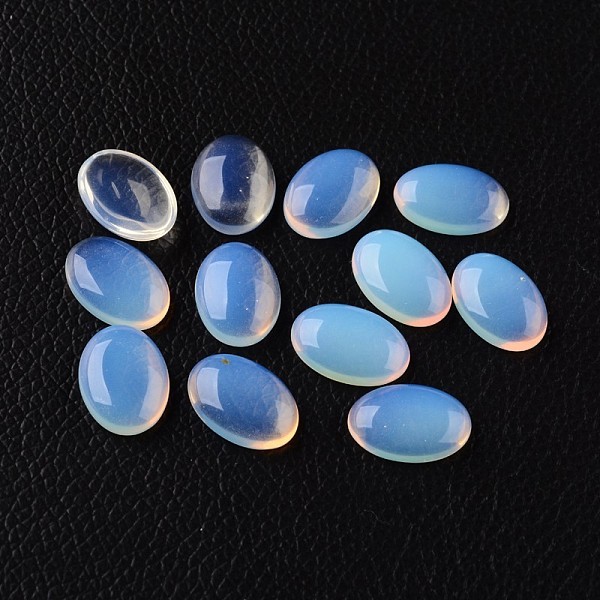 

PandaHall Oval Opalite Cabochons, 18x13x6mm Opalite Oval