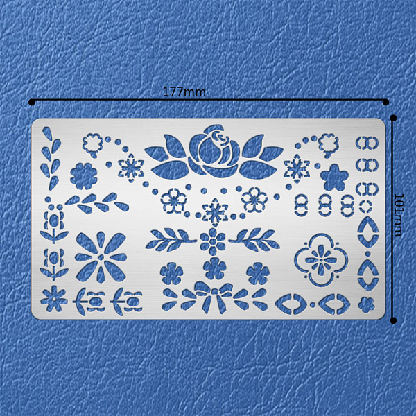 

PandaHall Steel Cutting Dies Stencils, for DIY Scrapbooking/Photo Album, Decorative Embossing DIY Paper Card, Mixed Patterns...