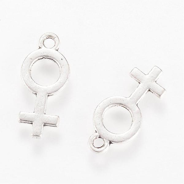 

PandaHall Tibetan Style Alloy Pendants, Female Gender Sign, Cadmium Free & Lead Free, Antique Silver, 18x8x1.5mm, Hole: 1.5mm, about...