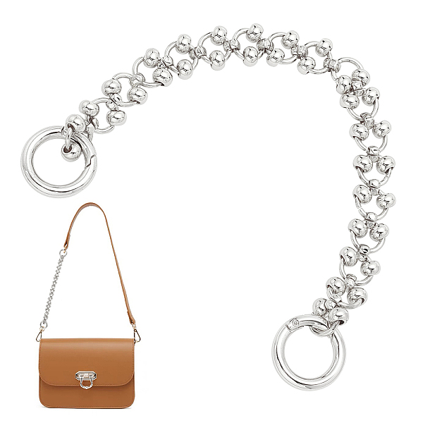 

PandaHall WADORN Heavy Metal Purse Chain, 28.7cm Short Handbag Handle Chain Clutches Bag Strap Extender Shoulder Strap Replacement Wrist...