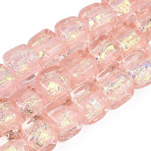 Handmade Foil Glass Beads Strands