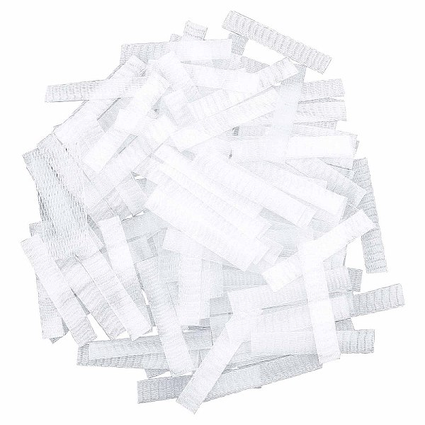 PandaHall GORGECRAFT 200Pcs Makeup Brush Protector Net Thread Spool Savers Reusable Expandable Mesh Cover Thread Netting for Eyeshadow Brush...