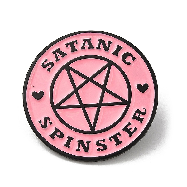 

PandaHall Magic Array Pentagram Enamel Pins, Black Alloy Brooch for Women's Backpack Clothes, Flat Round, Pink, 30x1.7mm Alloy+Enamel Flat...