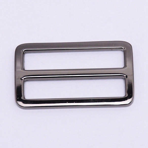 

PandaHall Zinc Alloy Buckles, for Strap Leathercraft Bag Belt, Rectangle, Gunmetal, 27x45.5x3.5mm, Hole: 7.5x38mm Alloy Rectangle