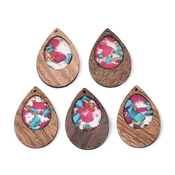 Wood & Resin Pendant - image