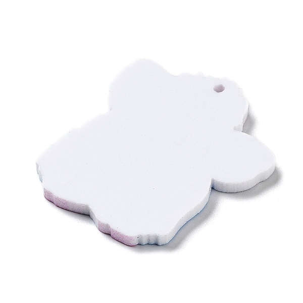 

PandaHall Acrylic Pendants, Penguin, 34.5x30x2.5mm, Hole: 1.5mm Acrylic Penguin