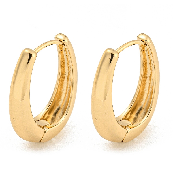 

PandaHall Alloy Hoop Earring, with Steel Pin, Oval, Light Gold, 23x6x18mm Alloy Oval