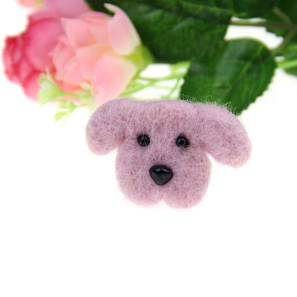 

PandaHall Wool Felt Cabochons, Dog, Pearl Pink, 36x58mm Wool Dog
