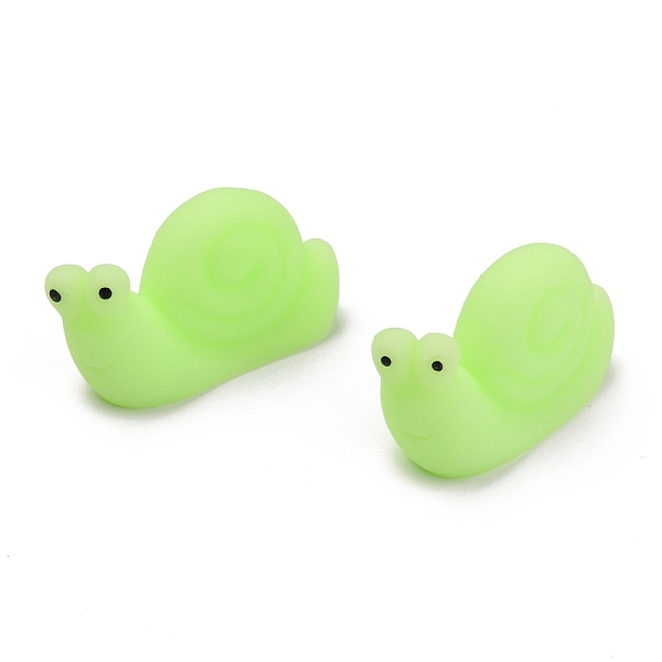 PandaHall Snail Shape Stress Toy, Funny Fidget Sensory Toy, for Stress Anxiety Relief, Lawn Green, 45x13x25mm Plastic