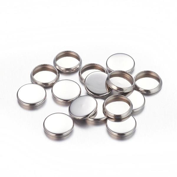 

PandaHall Flat Round 304 Stainless Steel Plain Edge Bezel Cups, Cabochon Settings, Stainless Steel Color, 10x1.5mm 304 Stainless Steel Flat...