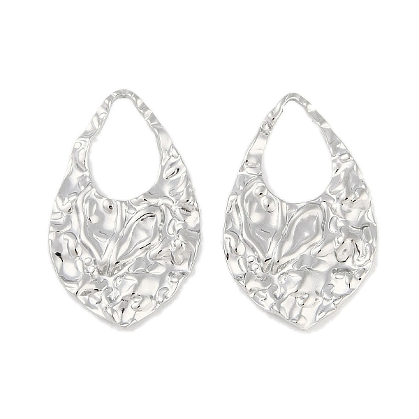 

PandaHall 304 Stainless Steel Pendants, Textured Teardrop Charm, Stainless Steel Color, 30x18x2.4mm, Hole: 12.8x8mm 304 Stainless Steel...