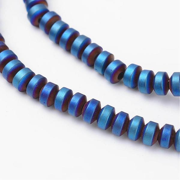 Matte Non-Magnetic Synthetic Hematite Beads Strands