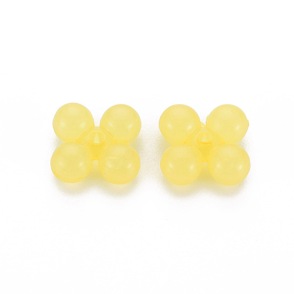 

PandaHall Transparent Acrylic Beads, Dyed, Ten Shape, Yellow, 13x13x5mm, Hole: 1.5mm, about 1510pcs/500g Acrylic Others Yellow