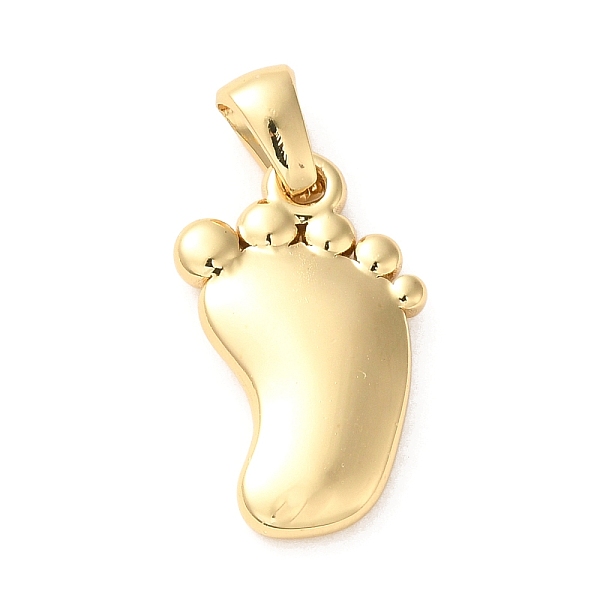 

PandaHall 304 Stainless Steel Pendants, Baby Footprint Charms, Golden, 21x12x3mm, Hole: 5x3mm 304 Stainless Steel Footprint