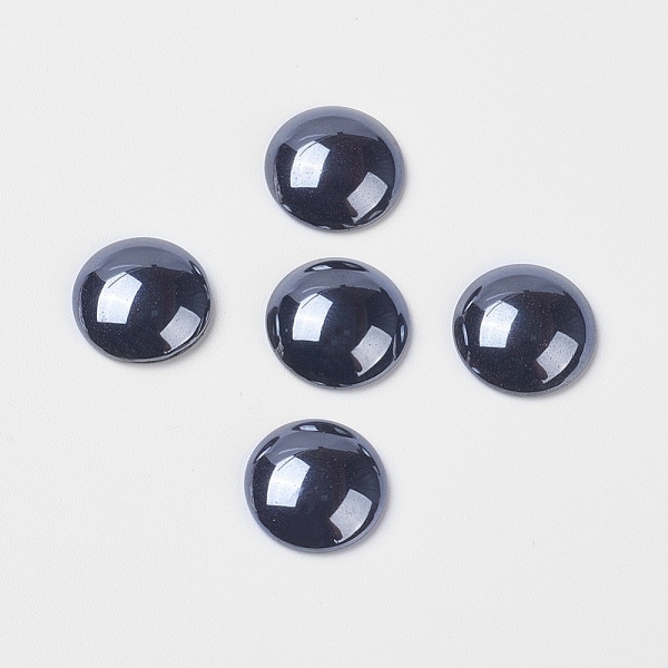 Non-magnetic Synthetic Hematite Cabochons
