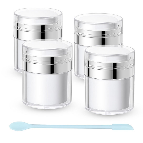 4Pcs Acrylic Empty Refillable Airless Pump Bottle