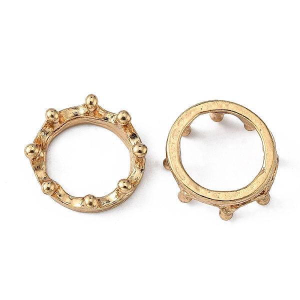 

PandaHall Alloy Bead Caps, DIY Accessories for UV Resin Jewelry Making, Crown, Golden, 17x6mm Alloy