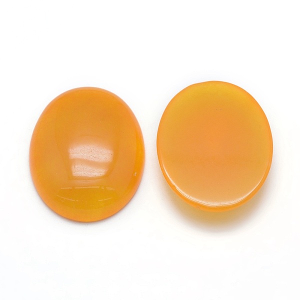 

PandaHall Natural Topaz Jade Cabochons, Oval, 40x30x7.5~8mm Other Jade Oval