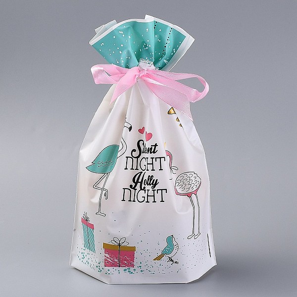 

PandaHall Creative Moose Harness Pocket for Christmas, Rectangle, White , Flamingo Pattern, 22.3x15.1cm, about 45~50pcs/bag Plastic Flamingo...