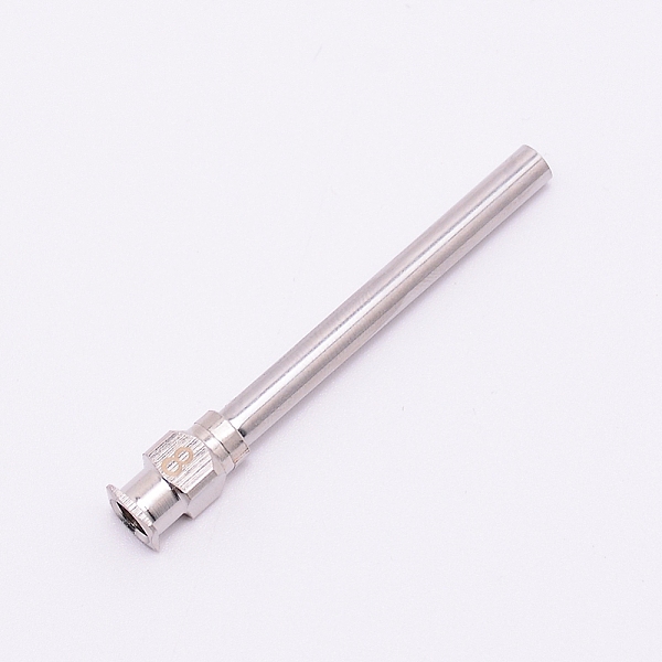 

PandaHall Stianless Steel Dispensing Needles, Stainless Steel Color, 50x6x6mm, Pin: 4mm, Hole: 3mm and 4mm Stainless Steel