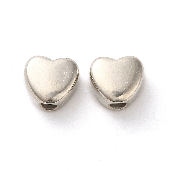 

PandaHall CCB Plastic Beads, Heart, 11x12x7mm, Hole: 3.8mm Plastic Heart