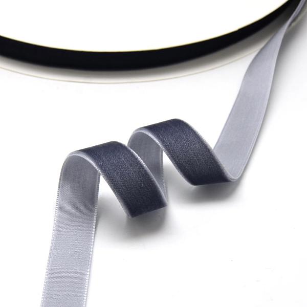 

PandaHall 5/8 inch Single Face Velvet Ribbon, Slate Gray, 5/8 inch(15.9mm), about 25yards/roll(22.86m/roll) Velvet None Gray